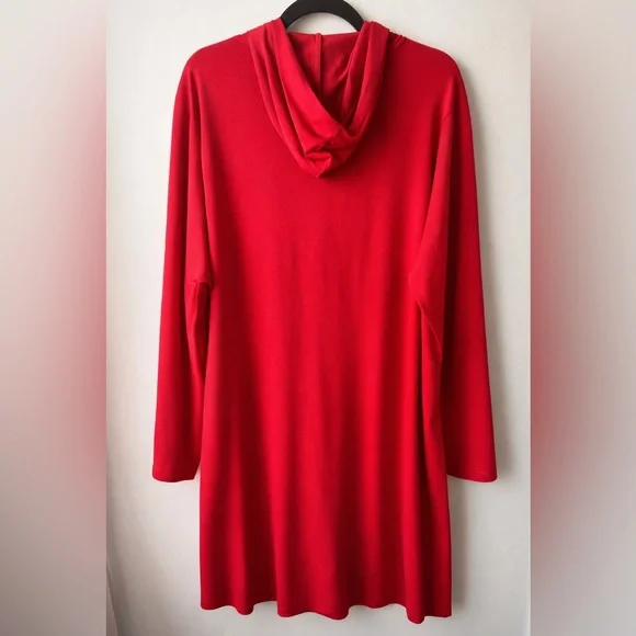 NWT - MICHAEL Michael Kors - Plus Size Circle Logo Hoodie Dress - Picture 3 of 9